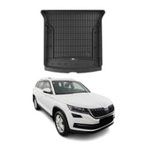 OMAC Premium Bandeja Maletero Alfombrilla para Skoda Kodiaq 2016-2025 Negro
